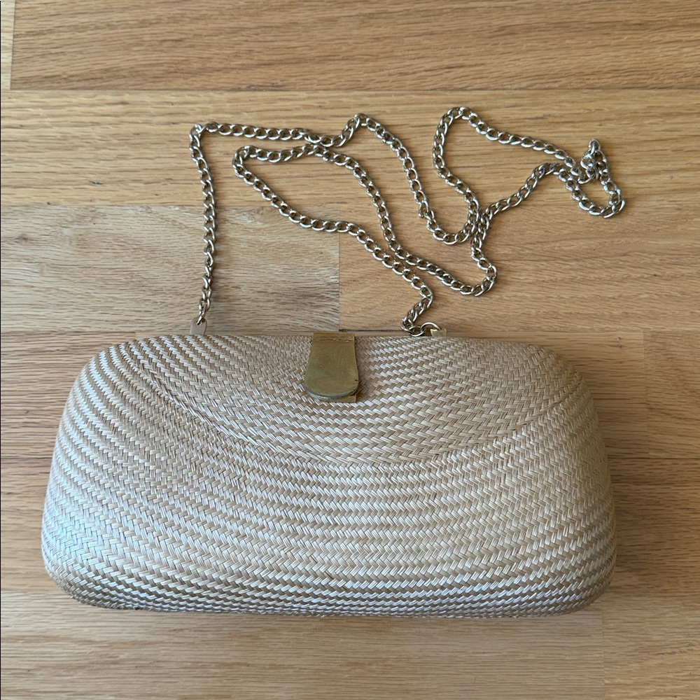 Adorable vintage wicker crossbody bag clutch 📍FIRM📍
